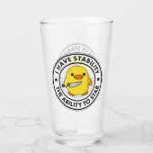 Ik heb stabiliteit vermogen om grappig te steken glas (Achterkant)
