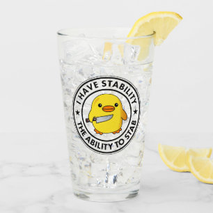 Ik heb stabiliteit vermogen om grappig te steken glas