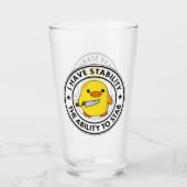 Ik heb stabiliteit vermogen om grappig te steken glas (Voorkant)