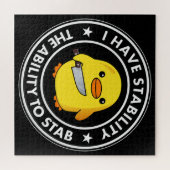 Ik heb stabiliteit vermogen om grappig te steken legpuzzel (Horizontaal)