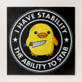 Ik heb stabiliteit vermogen om grappig te steken legpuzzel (Verticaal)