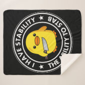 Ik heb stabiliteit vermogen om grappig te steken sherpa deken (Voorkant (horizontaal))