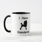 Ik heb standaarden (poodle) mok (Links)