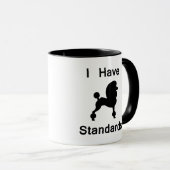 Ik heb standaarden (poodle) mok (Voorkant rechts)