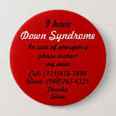 Ik heb syndroom Button (Voorkant)