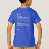 Ik heb T21| Down Syndrome Awareness Kinderen T-shi T-shirt (Achterkant)