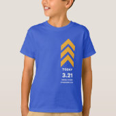 Ik heb T21| Down Syndrome Awareness Kinderen T-shi T-shirt (Voorkant)