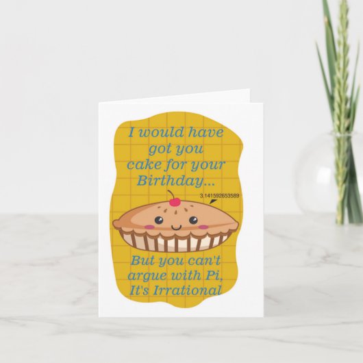 Ik heb taartpuns Kaart (Voorkant)