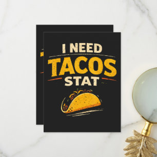 Ik Heb Tacos Nodig Bedankkaart