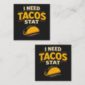 Ik Heb Tacos Nodig Notitiekaartje (Voorkant / Achterkant)