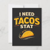 Ik Heb Tacos Nodig Stat Aankondiging (Achterkant)