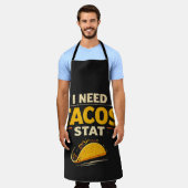 Ik Heb Tacos Nodig Stat Schort (Gedragen)
