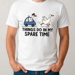 Ik heb te Gekke ganzendingen die ik doe in mijn vr T-shirt