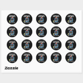 Ik heb te veel discs disc golf Ckpack grappige dis Ronde Sticker (Vel)