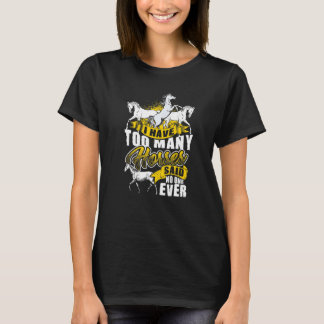 IK HEB TE VEEL HORSES Paard T-shirt