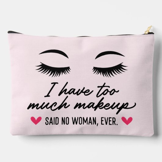 Ik heb te veel make-up quotes etui (Achterkant)