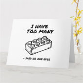 Ik heb te veel stenen kaart (Gele Bloem)