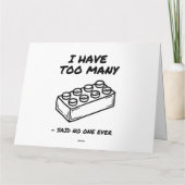 Ik heb te veel stenen kaart (Achterkant)