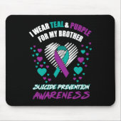 Ik heb Tealand Purple Draag voor mijn broertje Muismat (Voorkant)