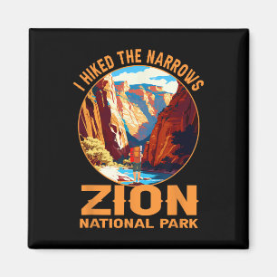 Ik heb The Narrows Zion National Park Hiking Avont Magneet