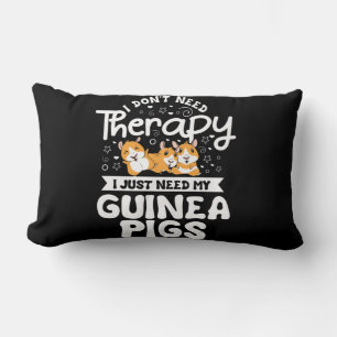Ik heb Therapy Guinee Pig Cavy Roddent niet nodig Kussen