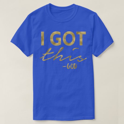 Ik heb ThisGodLettering & CalligraphyS000102 T-shirt (Design voorkant)