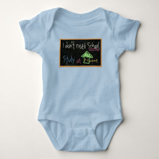 Ik heb thuis geen school of studie nodig romper