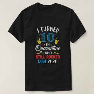 Ik heb tien in quarantaine gedraaid, maar in mei 2 t-shirt