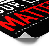 Ik heb tijd om te luisteren naar je leven is belan poster (Hoek)