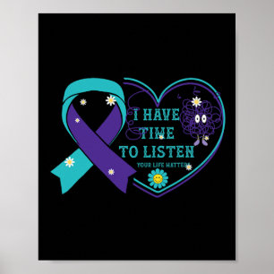 Ik heb tijd om te luisteren naar je problemen met  poster