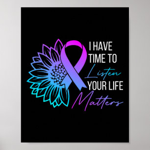 Ik heb tijd om te luisteren naar Mental Health Sui Poster