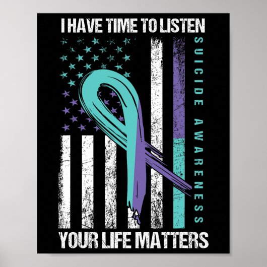 Ik heb tijd om te luisteren naar zelfmoordprobleme poster (Voorkant)