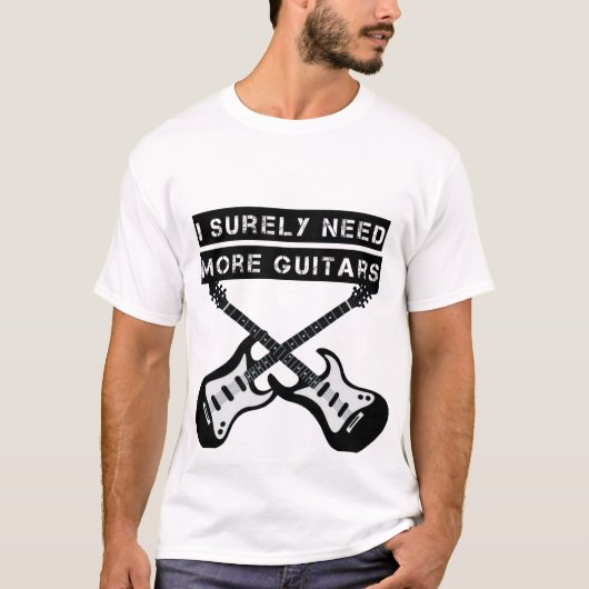 Ik heb toch al die gitaren nodig t-shirt (Voorkant)