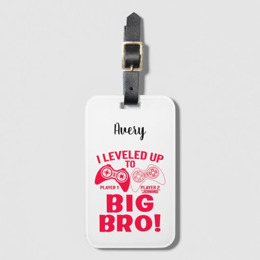 "IK HEB TOT GROTE BRO GEHOORD! BAGAGELABEL (Voorkant (verticaal))