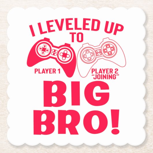 "IK HEB TOT GROTE BRO GEHOORD! KARTONNEN ONDERZETTERS (Voorkant)