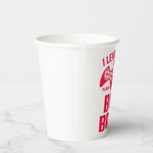 "IK HEB TOT GROTE BRO GEHOORD! PAPIEREN BEKERS (Rechts)