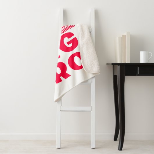 "IK HEB TOT GROTE BRO GEHOORD! SHERPA DEKEN (In situ)