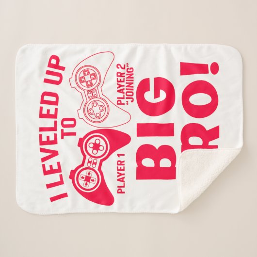 "IK HEB TOT GROTE BRO GEHOORD! SHERPA DEKEN (Voorkant (horizontaal))