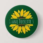 Ik heb Tourette Ronde Button 7,6 Cm (Voorkant)