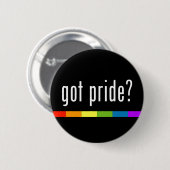 Ik heb trots: Gay Pride Ronde Button 5,7 Cm (Voorkant /achterkant)