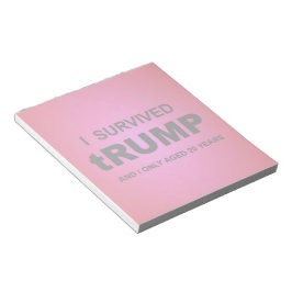 Ik heb TRUMP overleefd Notitieblok