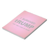 Ik heb TRUMP overleefd Notitieblok (Linkerzijde)
