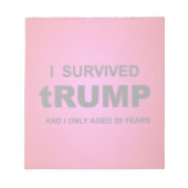 Ik heb TRUMP overleefd Notitieblok (Voorkant)