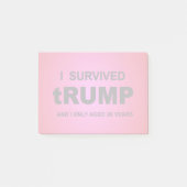 Ik heb tRUMP overleefd Post-it® Notes (Voorkant)