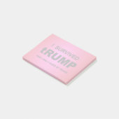 Ik heb tRUMP overleefd Post-it® Notes (Schuin)