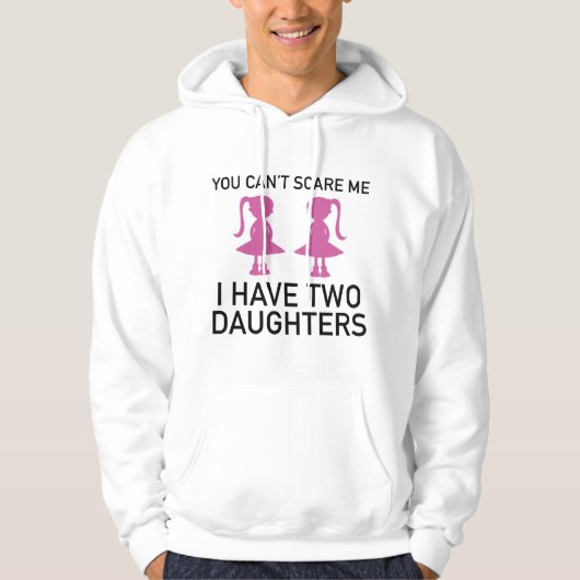 Ik heb twee dochters hoodie (Voorkant)