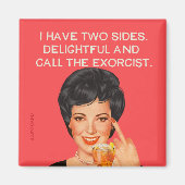 Ik heb twee kanten.... magneet (Voorkant)