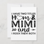 Ik heb twee mama en Mimi|Papa en mama Kaart (Voorkant)