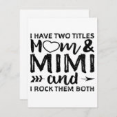 Ik heb twee mama en Mimi|Papa en mama Kaart