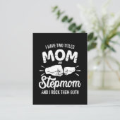 Ik heb twee titels die moeder en stiefmoeder alleb briefkaart (Staand voorkant)